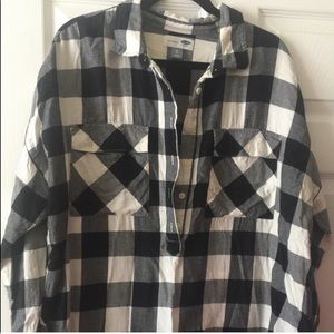 Buffalo plaid tunic